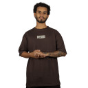 Camiseta Overking Oversized O Tempo Marrom