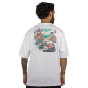 Camiseta Overking Oversized Racing Off White