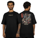 Camiseta Overking Oversized Samurai Preto 