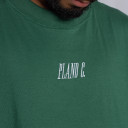 Camiseta Plano C Bordado Logo Verde
