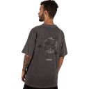 Camiseta Plano C Stone Estampa No Corre Preto