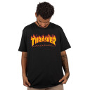 Camiseta Thrasher Flame Logo Preta