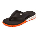 Chinelo Kenner Rakka Dbt-03 Preto Laranja Branco