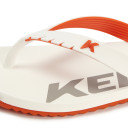 Chinelo Kenner Red Dnn-09 Branco / Laranja