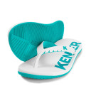 Chinelo Kenner Red Dnn-23 Branco Verde Esmeralda