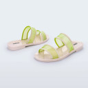 Chinelo Melissa Bikini Stripe Bege / Verde