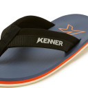 Chinelo Sandália Kenner Kinno Azul / Laranja 