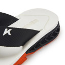 Chinelo Sandália Kenner Rakka DJK-02 Branco / Laranja