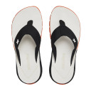 Chinelo Sandália Kenner Rakka DJK-02 Branco / Laranja