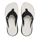 Chinelo Sandália Kenner Rakka DJK-02 Branco / Laranja