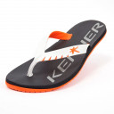 Chinelo Sandália Kenner Red Preto / Laranja