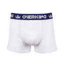 Cueca Overking Boxer Branco / Marinho 