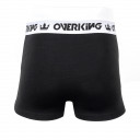 Cueca Overking Boxer Preto / Branco 
