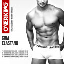 Cueca Overking Boxer Cinza / Cinza