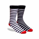 Meia Norden Cano Alto Urban Impar Preto/Branco