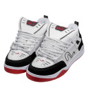 Tênis Tesla Nine Black White Red - Branco