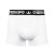 Cueca Overking Boxer Branco / Preto